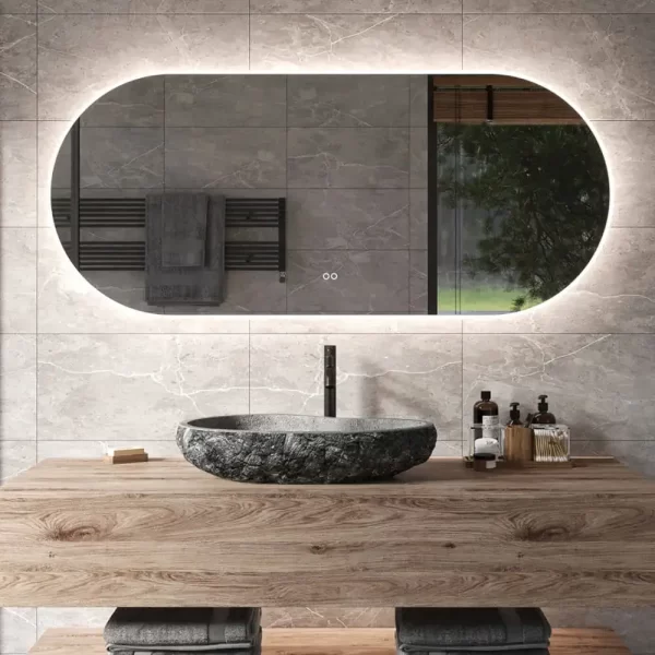 Grote Ovale Design Badkamer Spiegel Met Licht 160 Cm 1 1500X1388 1