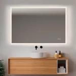 Freja spejl med antidug og LED lys 120x80 cm