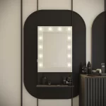 Opgrader dit makeup-område med Professionelt Hollywood spejl 60x80.