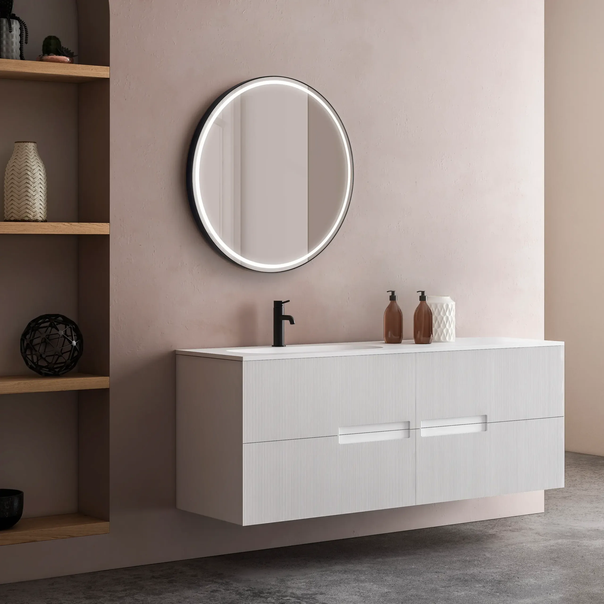 luna-rundt-spejl-med-sort-ramme-4000k-6-908-2