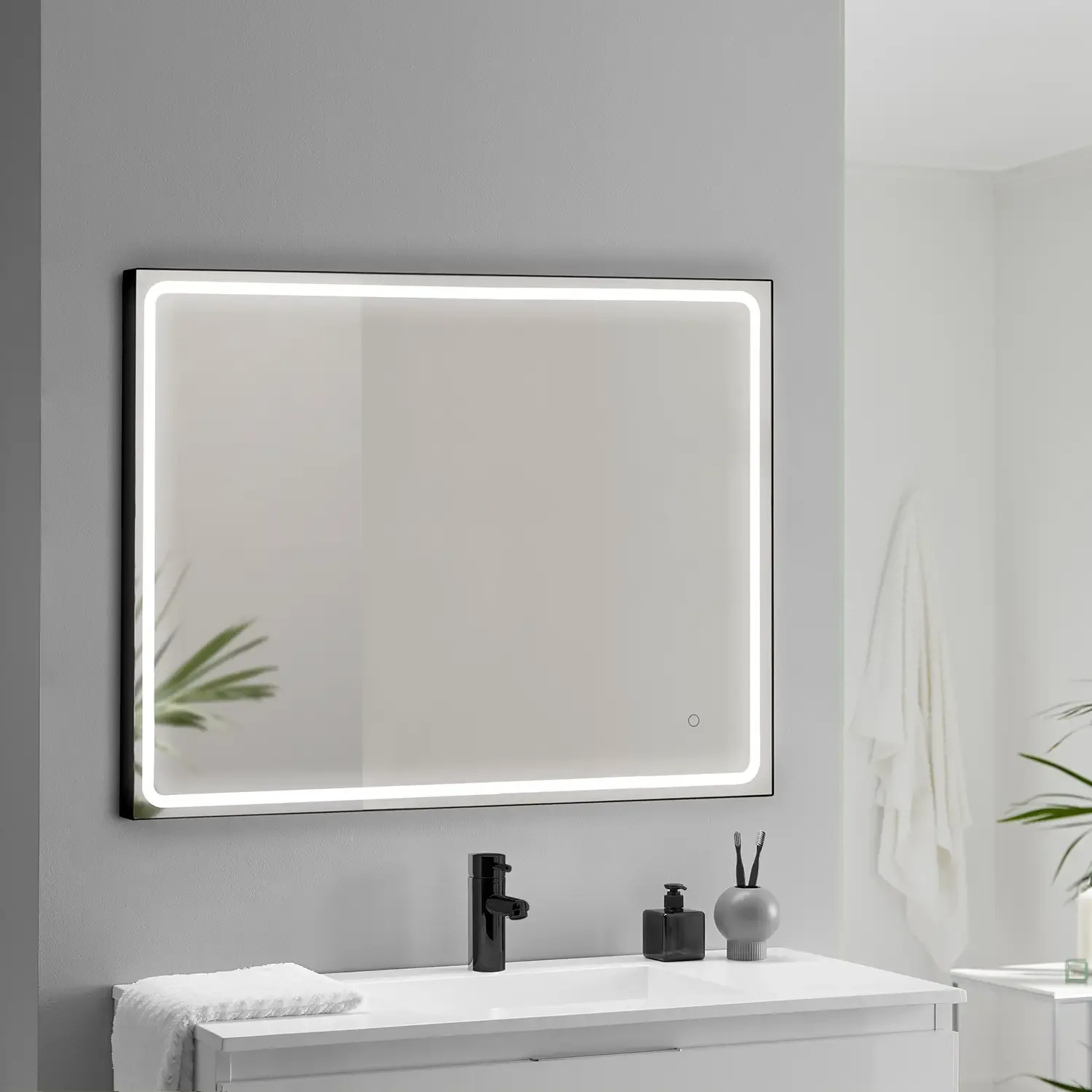 Sif-spejlet med 4000K LED-lys 120x80 cm Sif-spejlet med 4000K LED-lys 120x80 cm