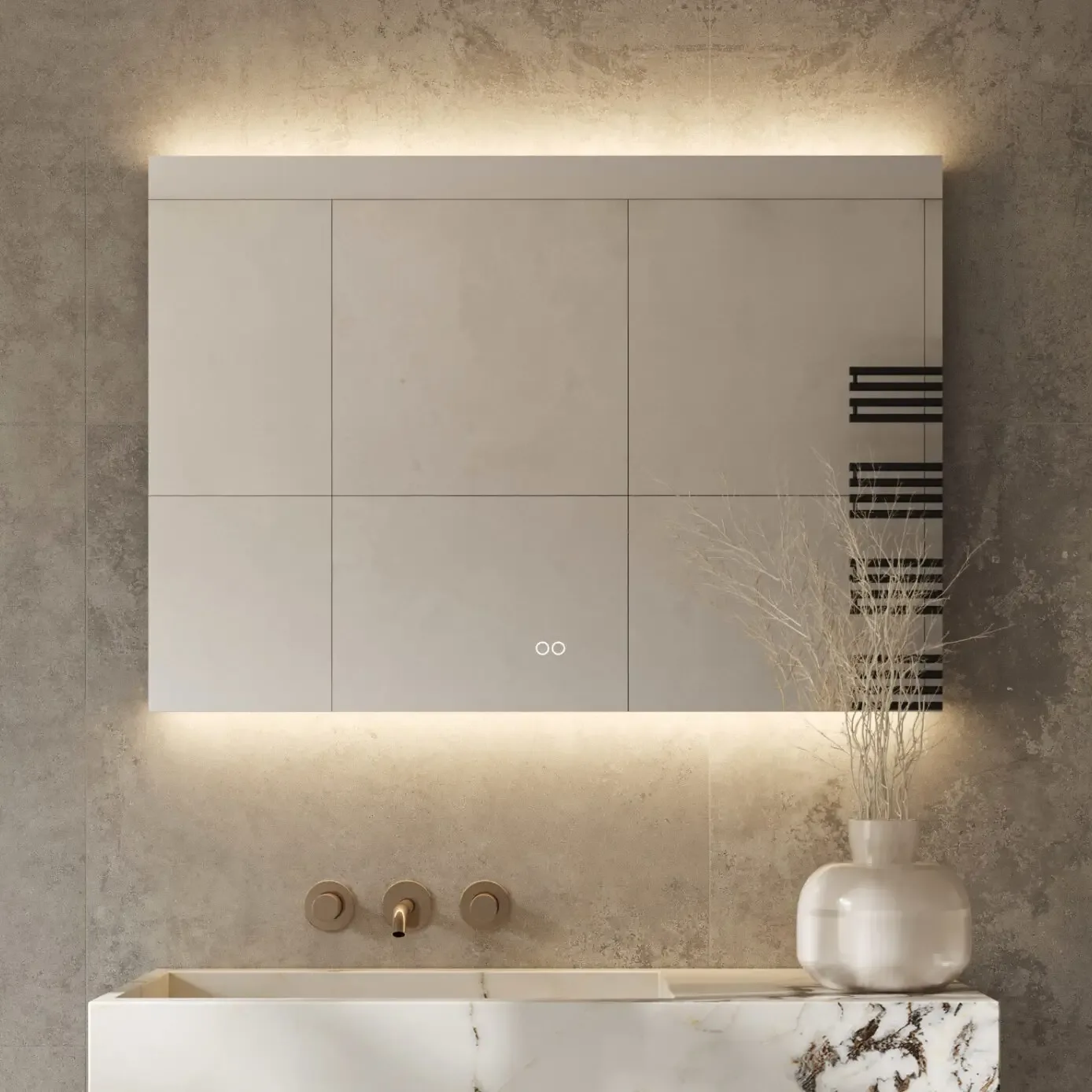 spejl-med-led-lys-stikkontakt-og-dugfri-100x70-cm-8-s4020-100-cc-2
