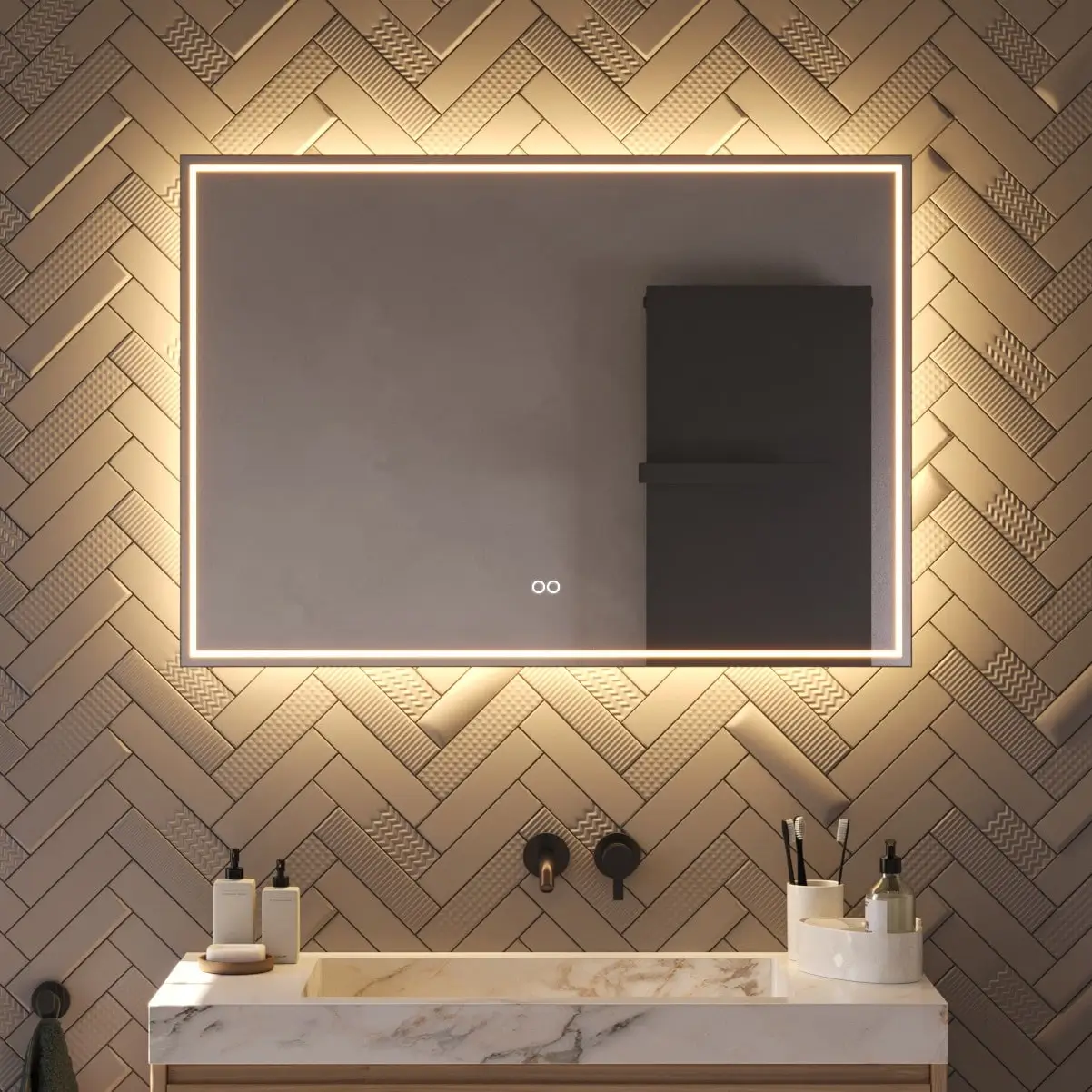 moderne-led-spejl-med-spejlvarme-og-beroeringssensor-100x70-cm-01