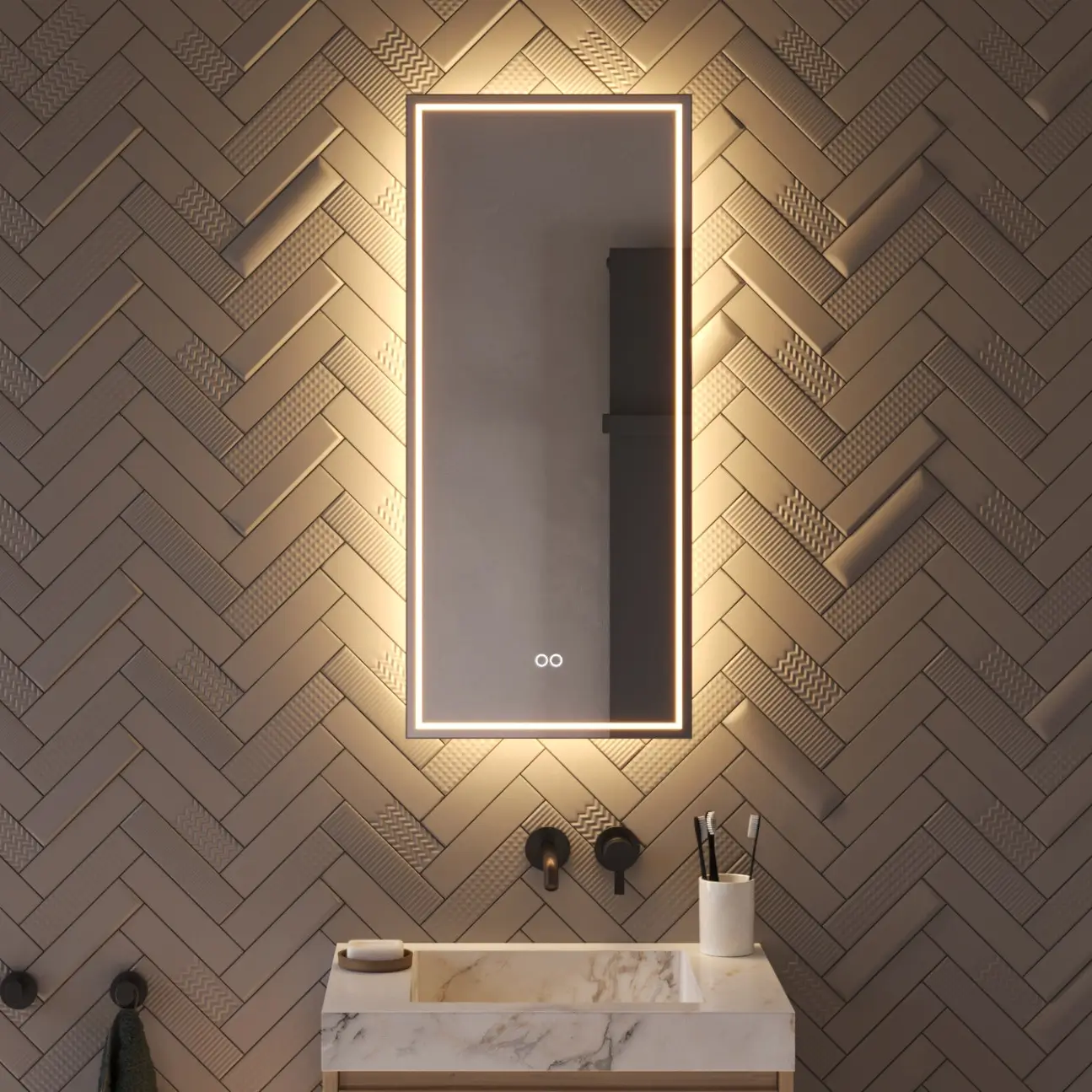 spejl-med-led-lys-daempningsfunktion-og-dugfri-40x90-cm-01
